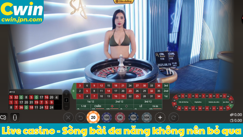 Live casino - Sòng bài đa năng không nên bỏ qua