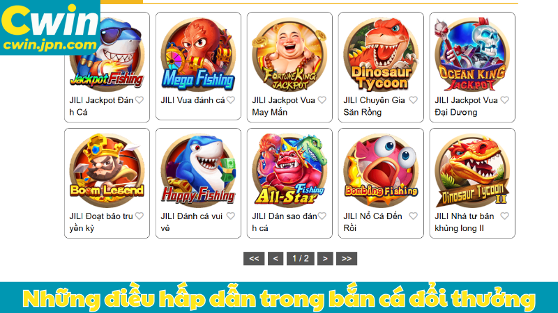 Những điều hấp dẫn trong bắn cá đổi thưởng