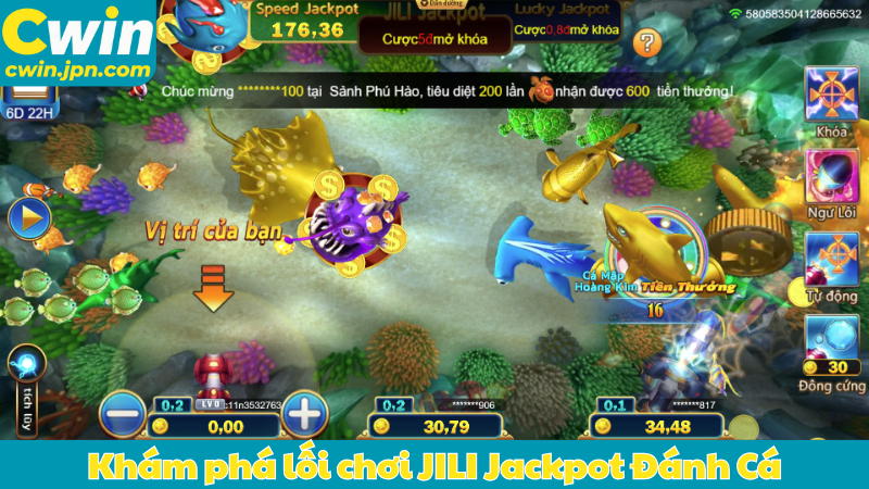 Khám phá lối chơi JILI Jackpot Đánh Cá