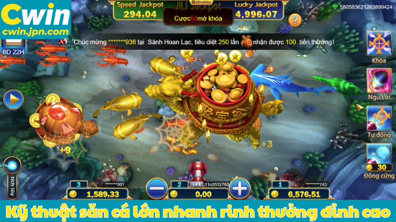 Kỹ thuật săn cá lớn nhanh rinh thưởng đỉnh cao