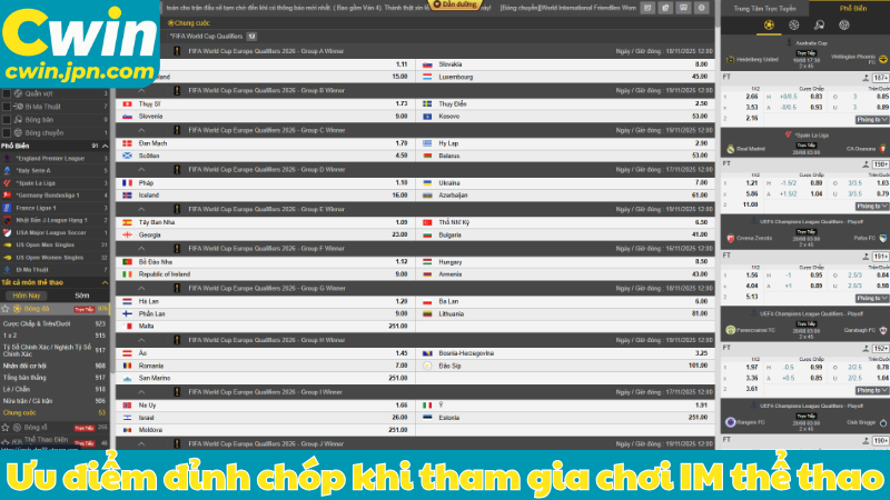 Ưu điểm đỉnh chóp khi tham gia chơi IM thể thao